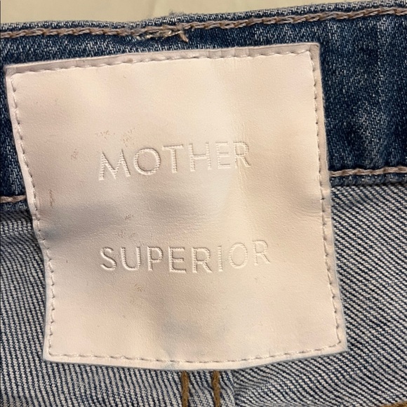 MOTHER SUPERIOR The Scrapper Cuff Ankle Fray in Running with Scissors
